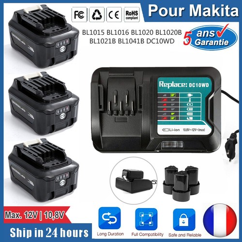 Batterie pour makita - 10,8v, 12v