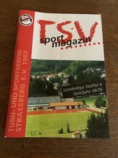 Programme TSV Strassberg Landesliga saison 4 saison 2018/19