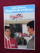 catalogue brochure: FENDT MAILLEUX chargers / trusted brands