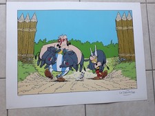 Asterix sérigraphie "Les