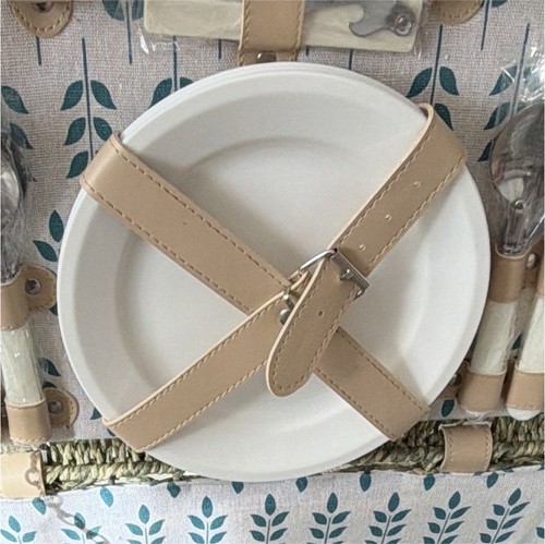 Panier pique nique - osier, avec