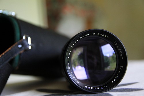 Objectif takumar asahi 200mm - objectif,