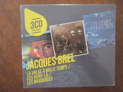 Jacques brel coffret la - brel, cd