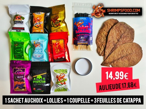 Pack nourriture crevette - pack,