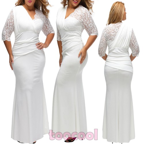 Robe femme longue - sirène, avec