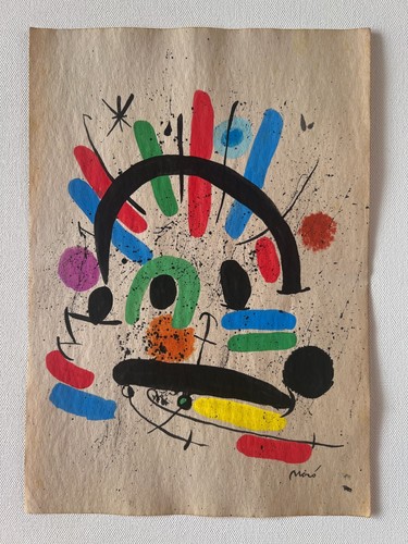 Joan miro dessin - dessin, papier
