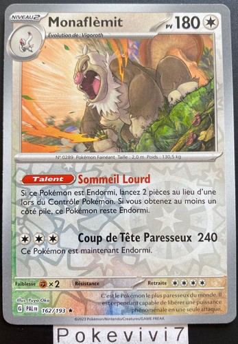 Carte pokemon monaflemit - carte,