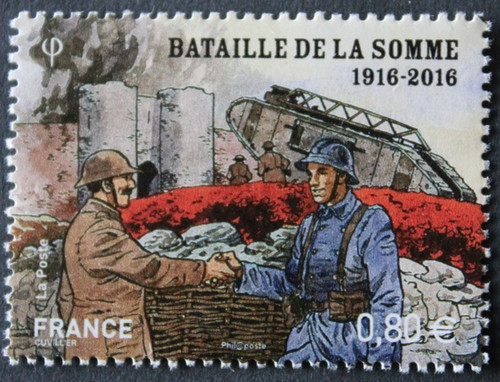 Timbre france bataille de - -,