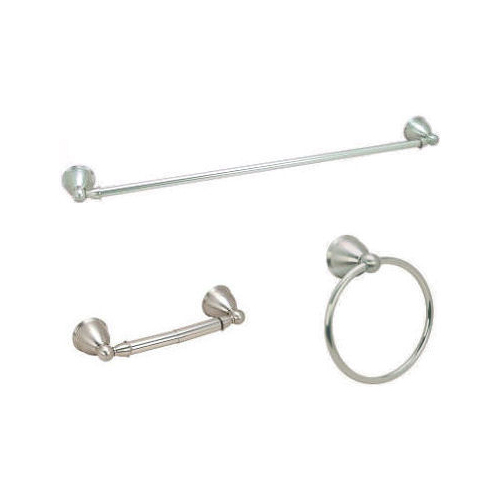 3pc satin nickel bath - satin,