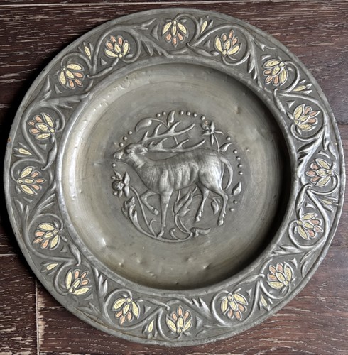 Ancienne assiette décorative - ancienne,