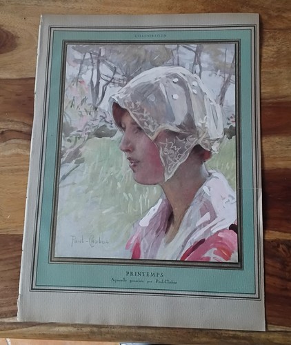 Affichette chromolithographie - affichette,