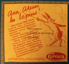 CORNAZ CLAPIERS POULAILLERS LAPINS POULES CHALONS SUR SAONE  publicité 1932