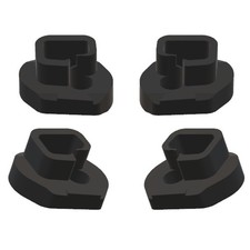 Smart - Fortwo cabriolet - Kit 4 glissières de rail de capote - Finition brute