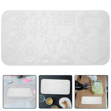  Moules pour boucles d'oreilles en résine : moules en silicone pour