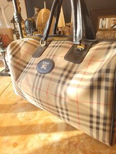 BURBERRY Nova Check Travel Bag Unisex