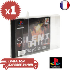 1 Boitier Protection Crystal Box Jeux de Playstation 1 PSOne PS1 0,3 mm Neufs