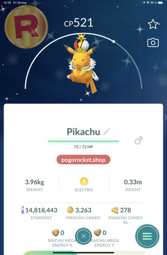 Shiny pikachu wcs2026 crown - wcs2026,