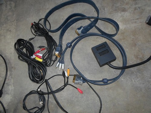 Lot cables péritel - de, 7
