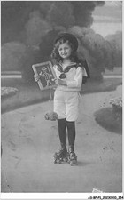 AS#BFP1-0178 - FANTASY - Girl on roller skates, showing a