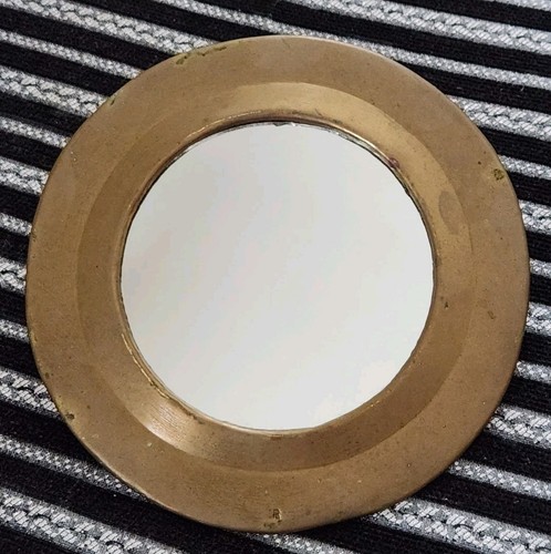 Petit miroir mural ancien rond - petit,