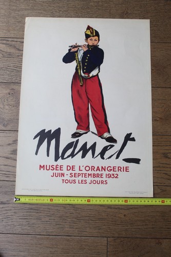 Affiche manet 1932 fifre - manet, le