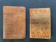 2 Vintage Croco Wallets