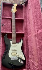 2000 BLACK Fender American Deluxe Stratocaster HSS, W/ Floyd Rose Trem, Case