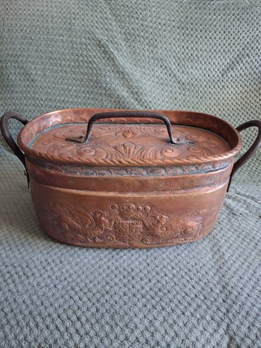 Ancienne daubière cuivre - en,