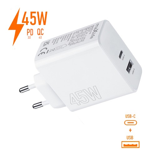 Chargeur ports 45w pour - 2,