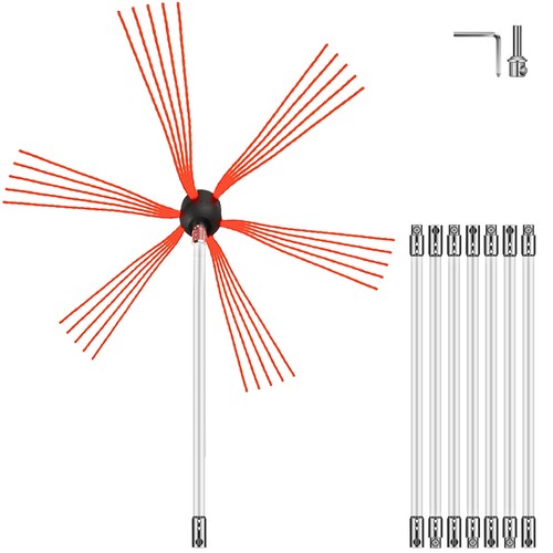 Kit brosse de ramonage - kit,