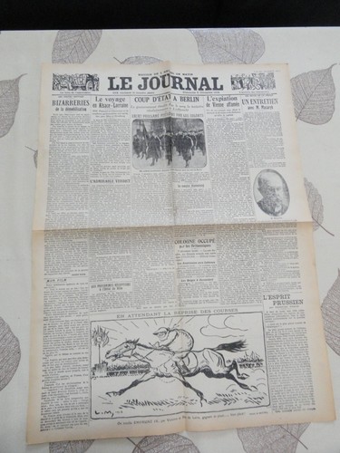 Vieux papiers journal - , le