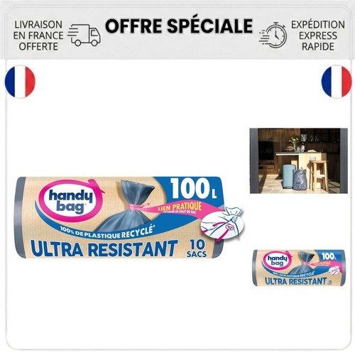 Sacs poubelle 100l ultra - sacs,