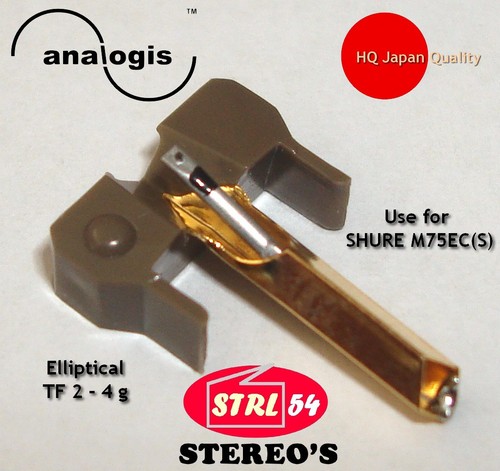 Stylet elliptique type shure - stylet,
