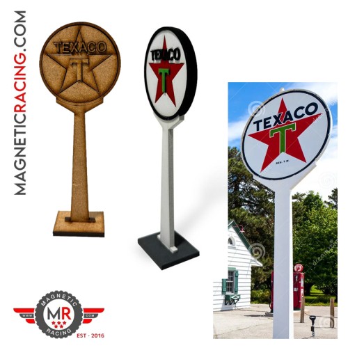 Magnetic racing texaco road - magnetic,