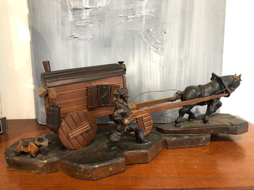 Superbe maquette bois - maquette,