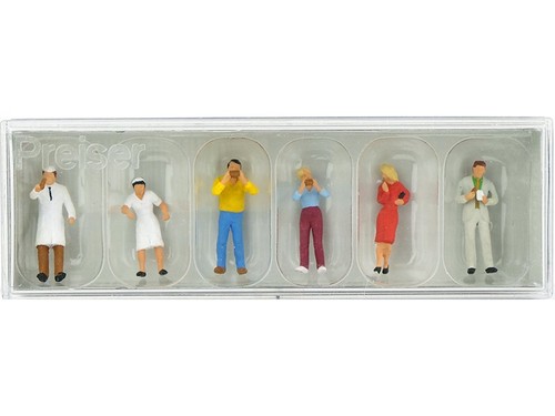 Preiser personnages snack - au,