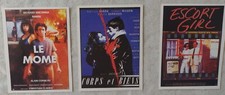 3 MINI FICHES CINEMA /FILMS /