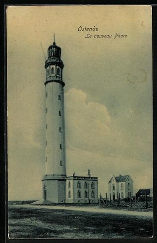 Carte postale ostende le - ostende,,