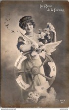 17152 cpa Fantaisie Femme - la