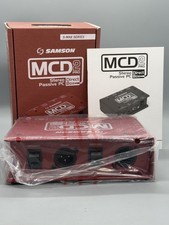 Samson S-Max MCD2 Pro Passive Stereo / Mono Direct DI Box,18Hz–40kHz