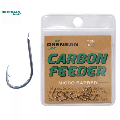 Hameçon drennan carbon feeder - carbon,