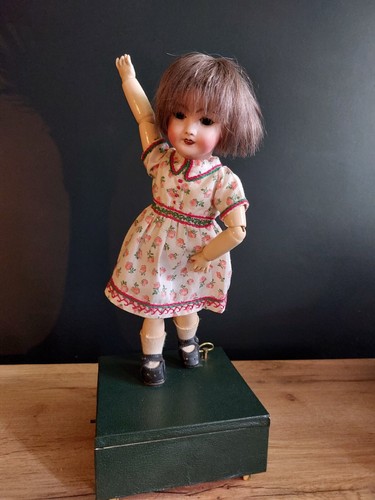 Poupee ancienne bleuette unis - poupee,