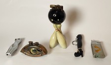 Superbe lot de 5 briquets vintages à gaz publicitaire Fantaisie 