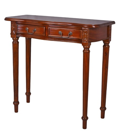 Table console bois massif - en,