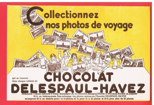 Buvard chocolat - buvard,