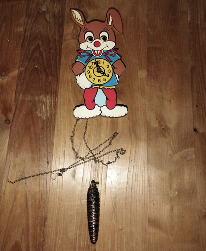 Pendule murale lapin - pendule, vintage