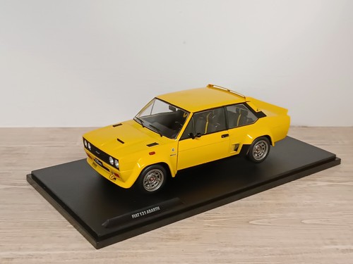 Fiat 131 abarth jaune - abarth, 1/18