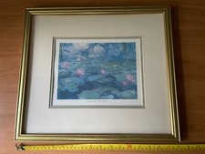 REPRODUCTION - " NYMPHEAS" By Claude Monet~FRAMED & MATTED