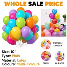 25.4cm Hélium Latex Ballons pour Fêtes Mariages Celebrations Haut Qualité 100pcs