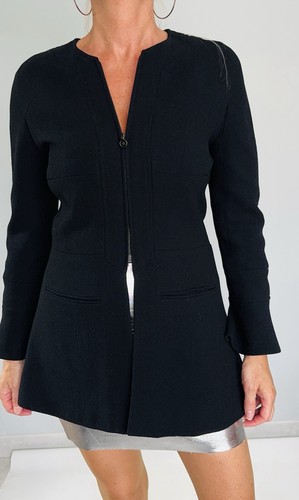 Veste longue cintrée - logo, cc